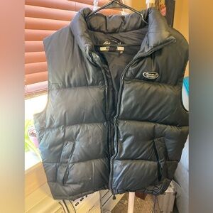 Eddie Bauer Black Puffer Vest
